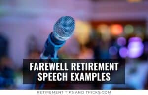 write your retirement speech